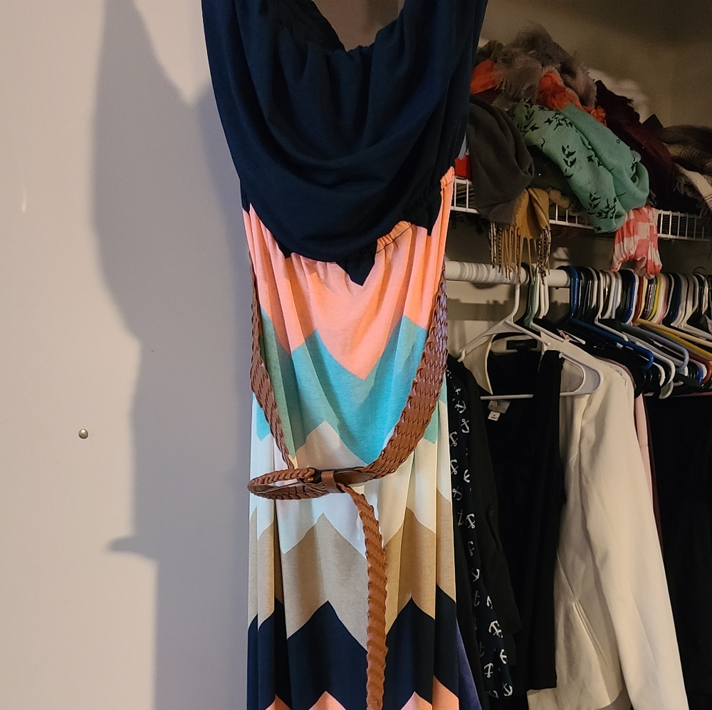 Rue21 Sleeveless Chevron Dress
